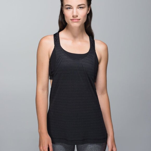 Lululemon Black Stash It Athletic Tank - Picture 1 of 11